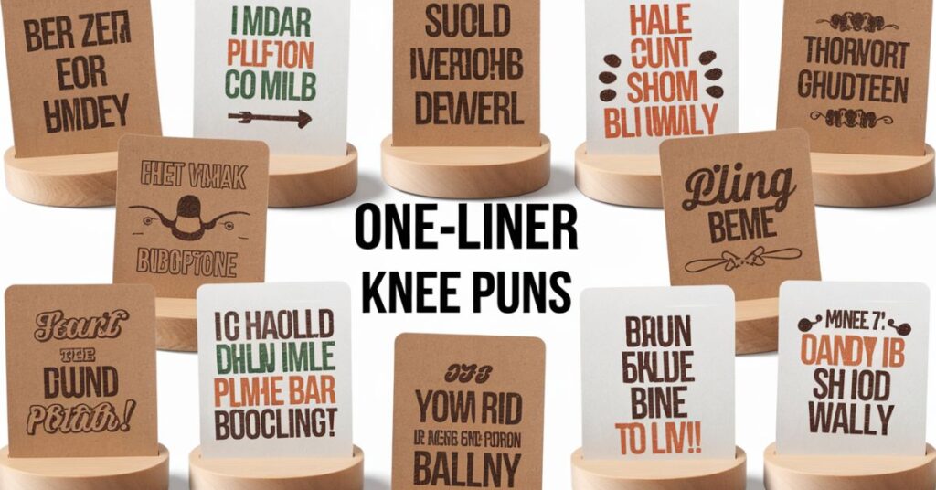 One-Liner Knee Puns That Will Crack You Up 