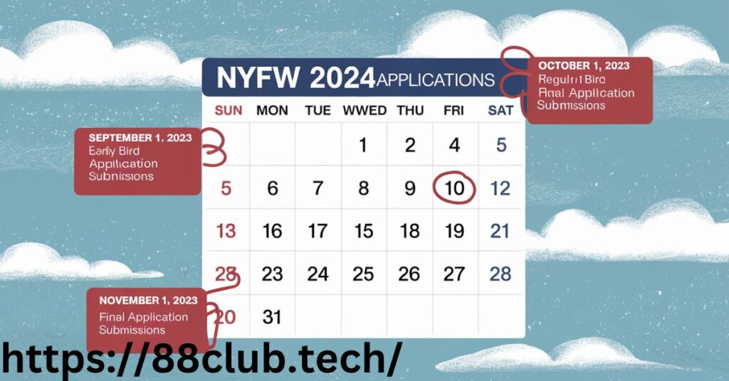 Key Dates and Deadlines for NYFW 2024 Applications
