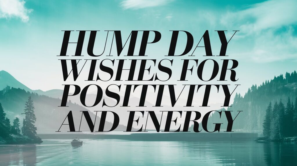 Hump Day Wishes for Positivity and Energy